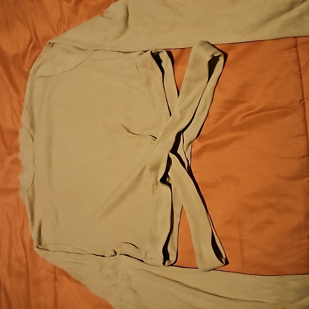 Tan crop top